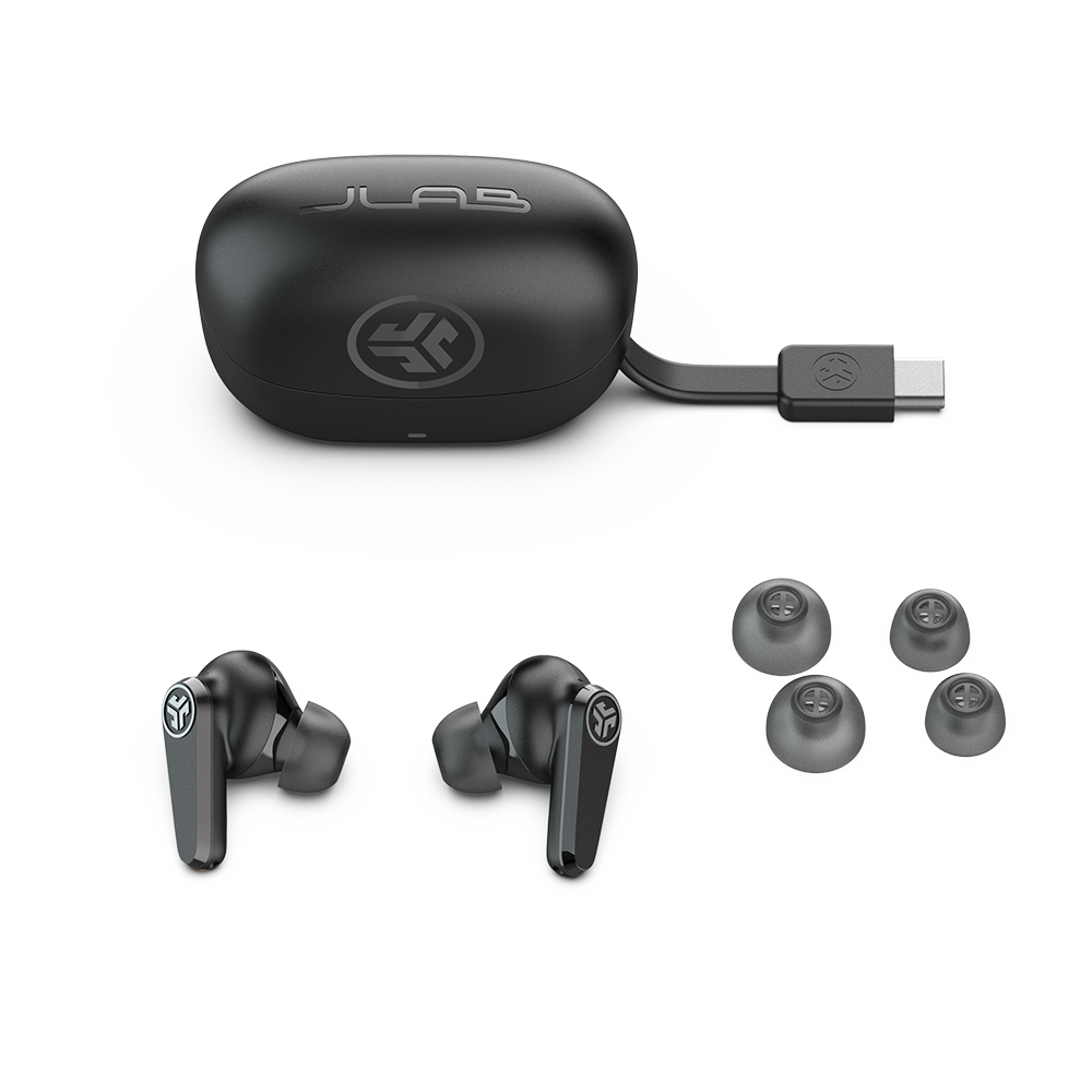 イヤホン AirPods ANC JLab｜GO PODS ANC ｜ コンパクトなステムデザインのノイキャン